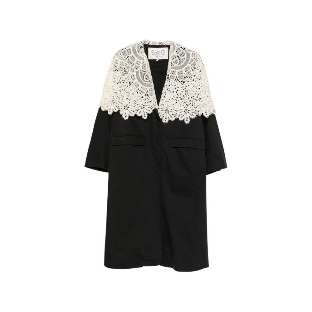 Sea Black Coats - Single Breasted Coats Women